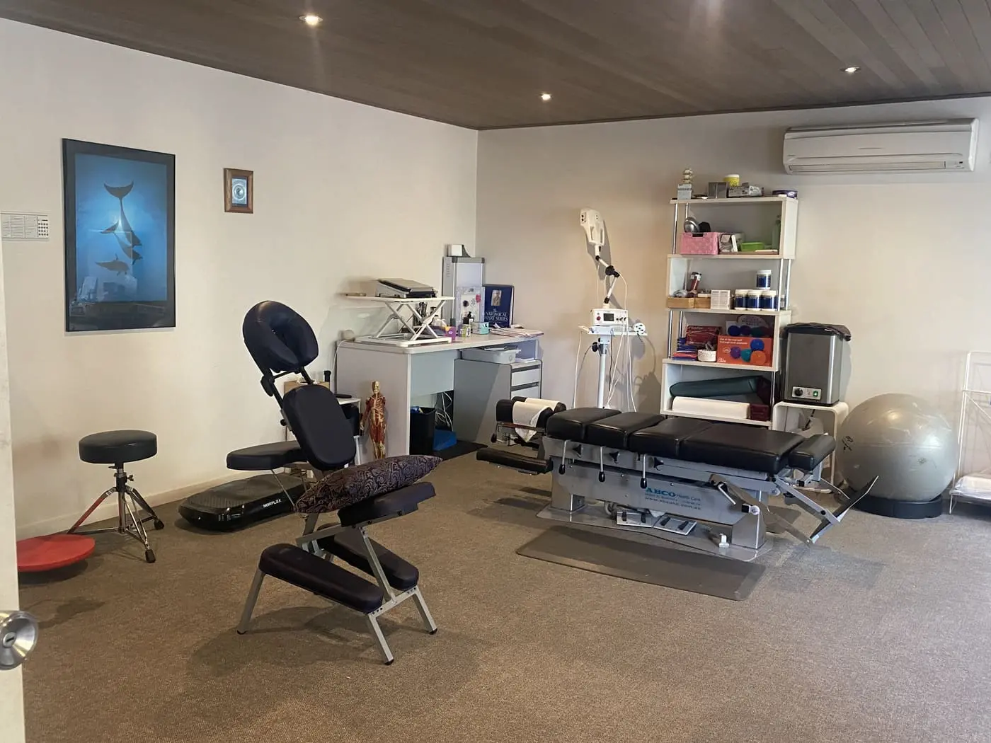 Momentum Chiropractic treatment room, Templestowe